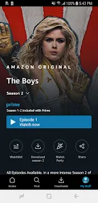 Screenshot 2 for Amazon Prime Video Premium MOD APK 3.0.360.4147 Unlocked
