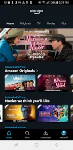 Screenshot 1 for Amazon Prime Video Premium MOD APK 3.0.360.4147 Unlocked
